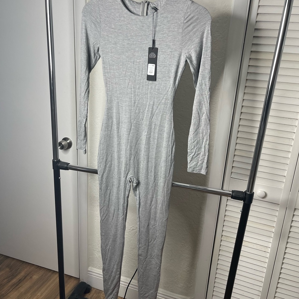 Fashion Nova Heather Gray Knit Top